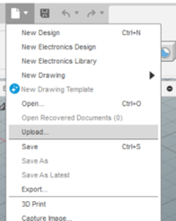 Upload osVAC neo in Fusion 360